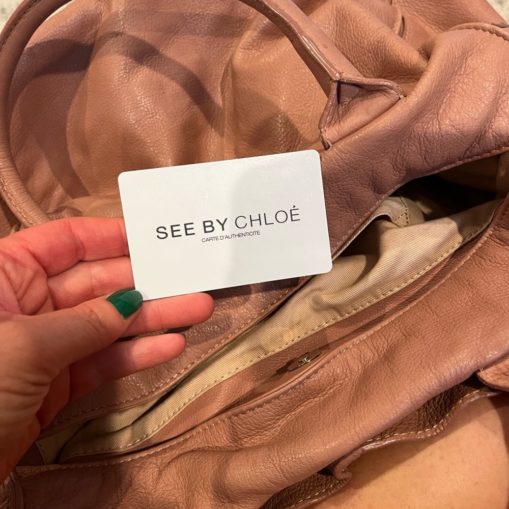 See by Chloe purse blush pink two tone - Picture 3 of 9
